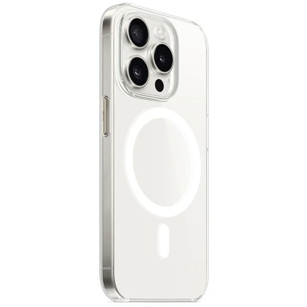 Apple iPhone 16 Pro Max (Transparent) накладка Blueo Crystal+ Anti-Drop MagSafe